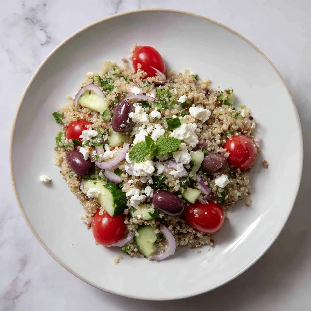 Mediterranean Quinoa Salad Feta