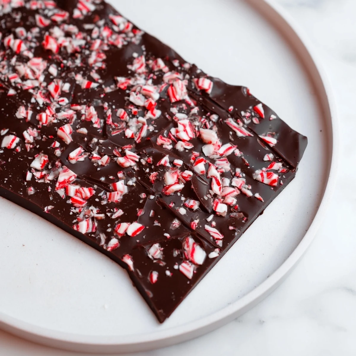 Dark Chocolate Peppermint Bark