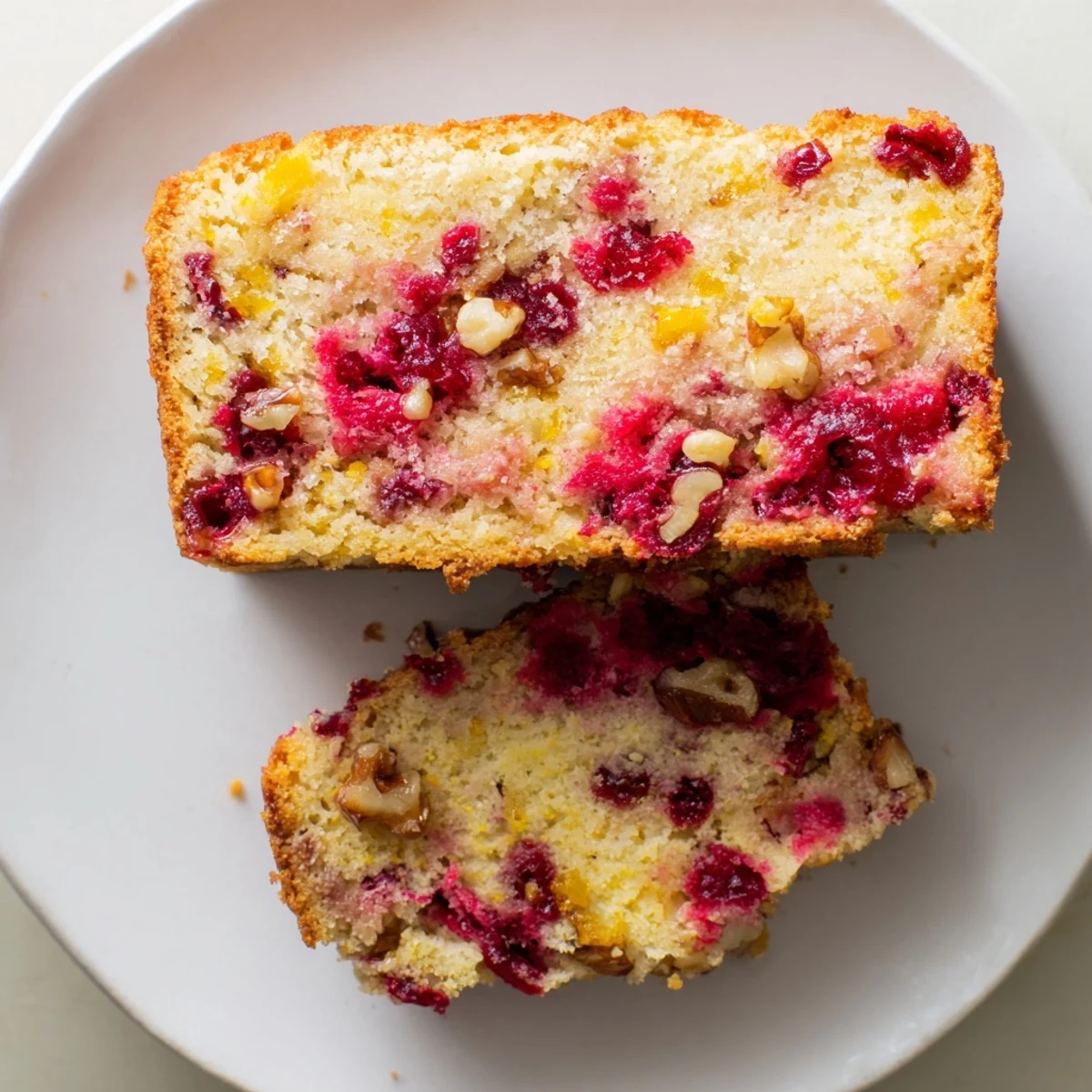 This homemade Cranberry Bread boasts a perfectly textured loaf, ready to enjoy with coffee.