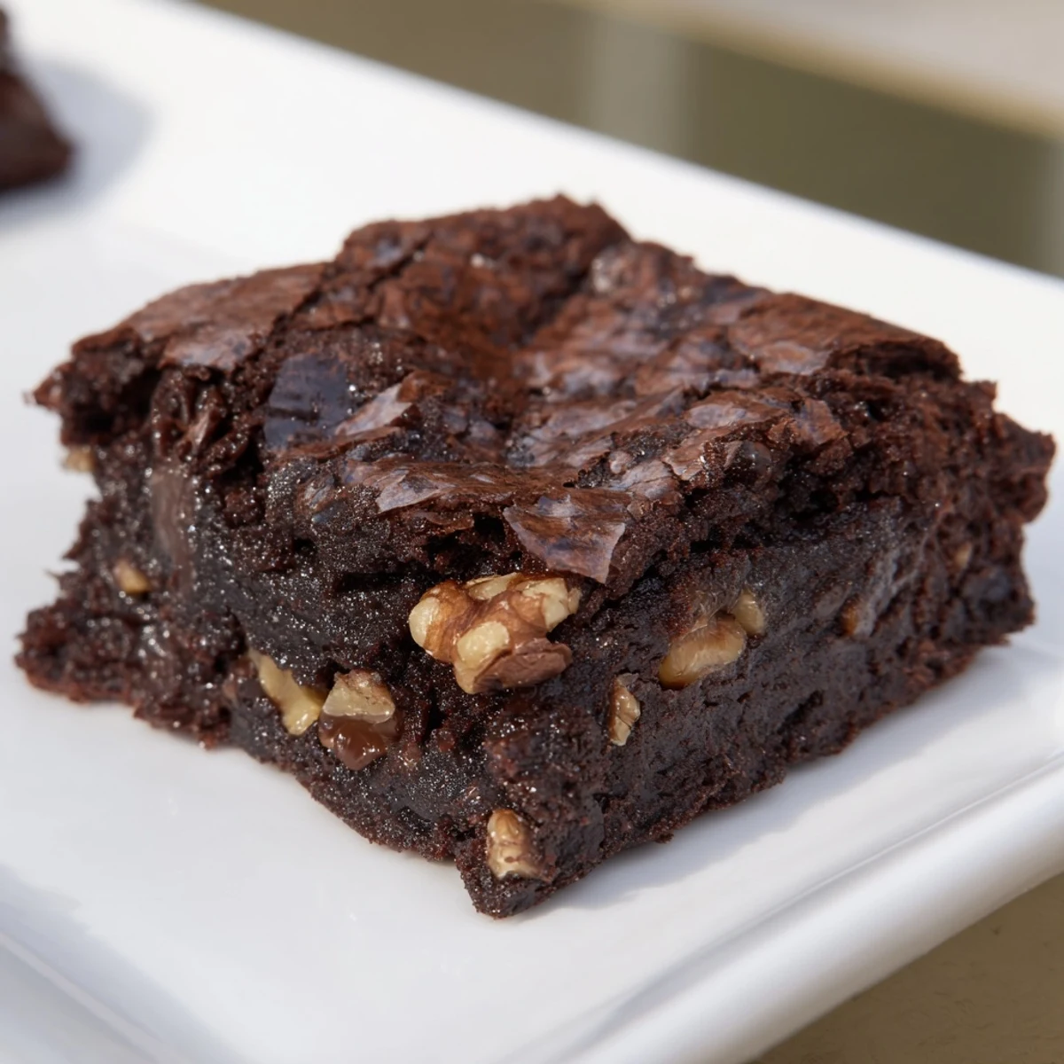 Rich Fudgy Chocolate Brownie