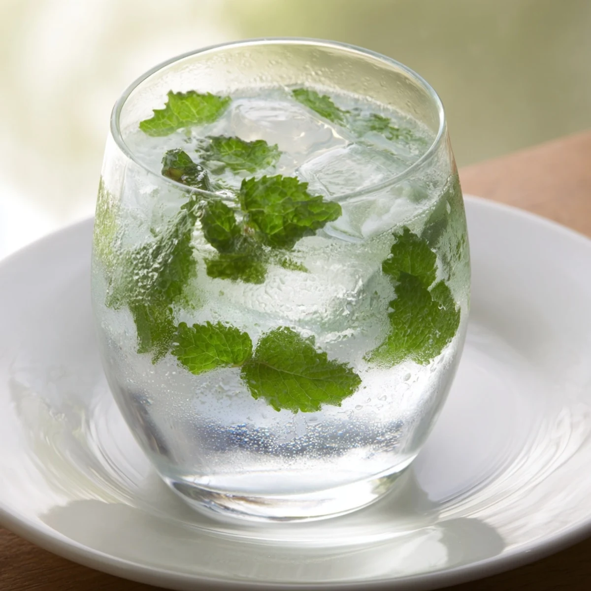 Homemade Peppermint Cordial, a delightful cocktail ingredient that's sweet and minty.