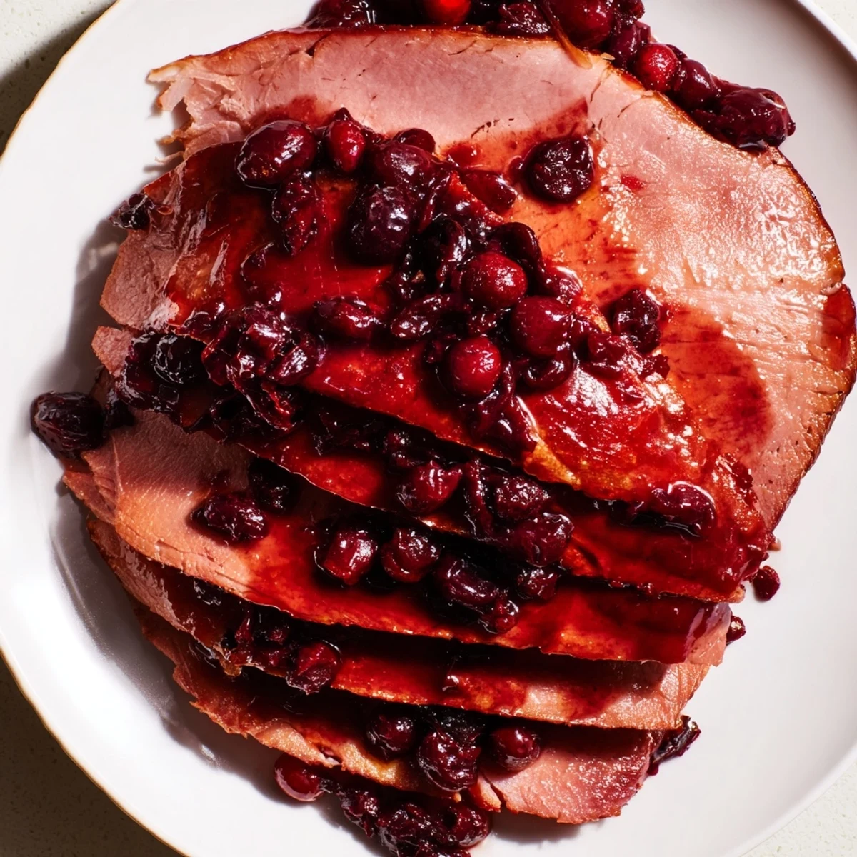 Cranberry Glazed Ham-Free Roast