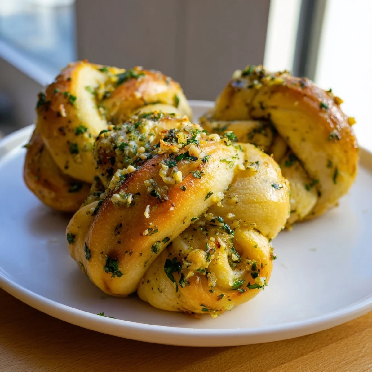 Garlic Herb Knot Bread