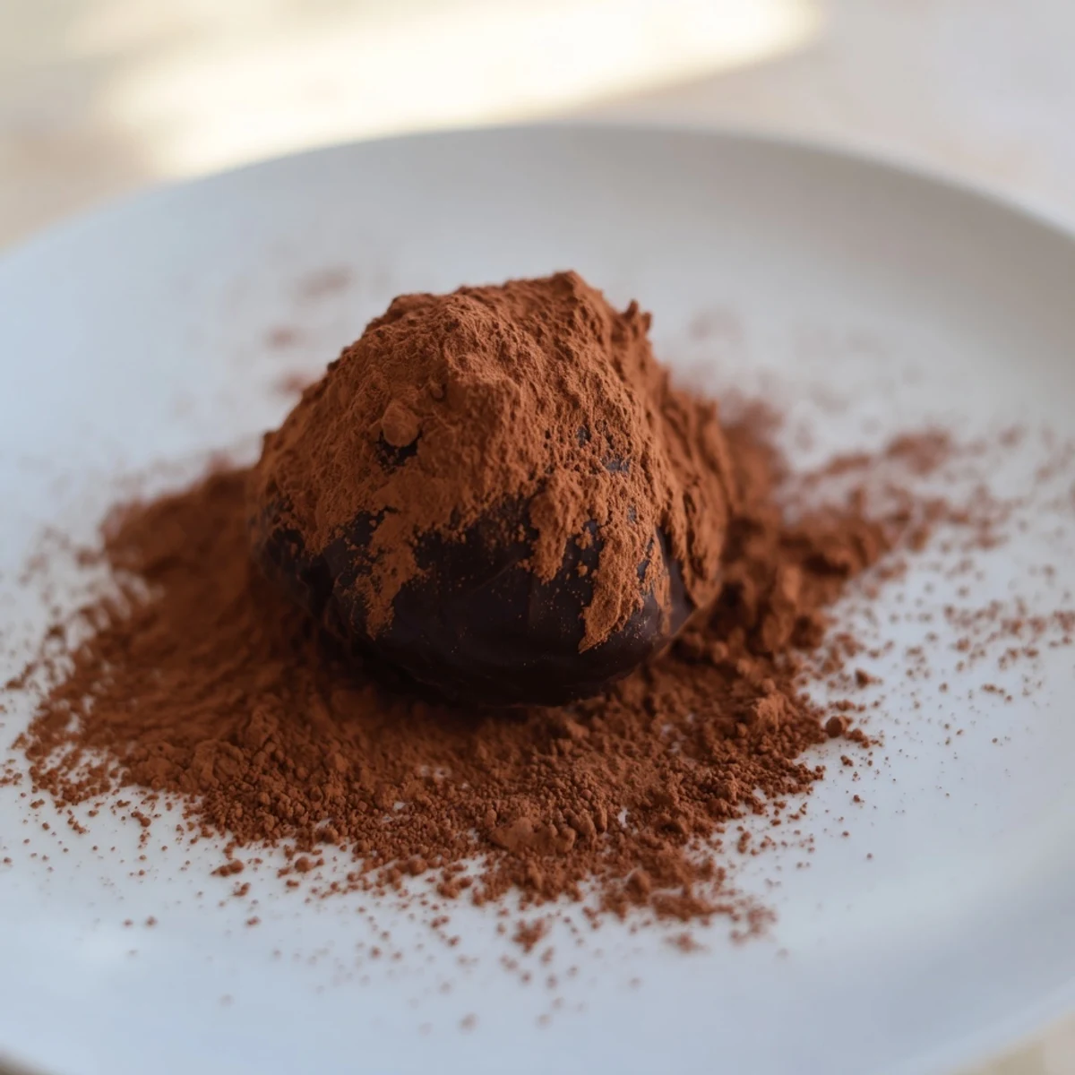 Silky ganache forms the heart of these homemade truffle chocolate balls, perfect for a treat.