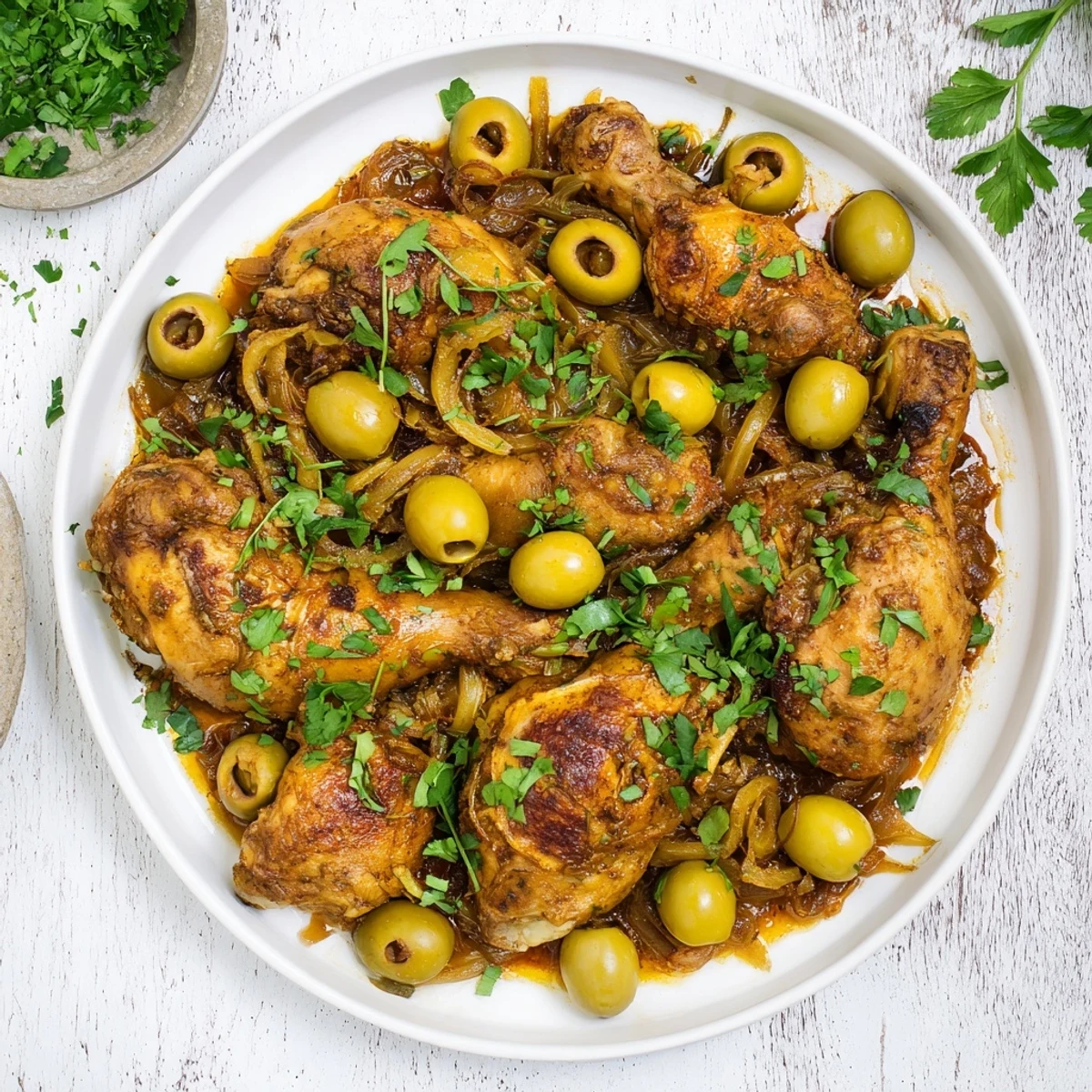 Slow Cooked Chicken Preserved Lemon