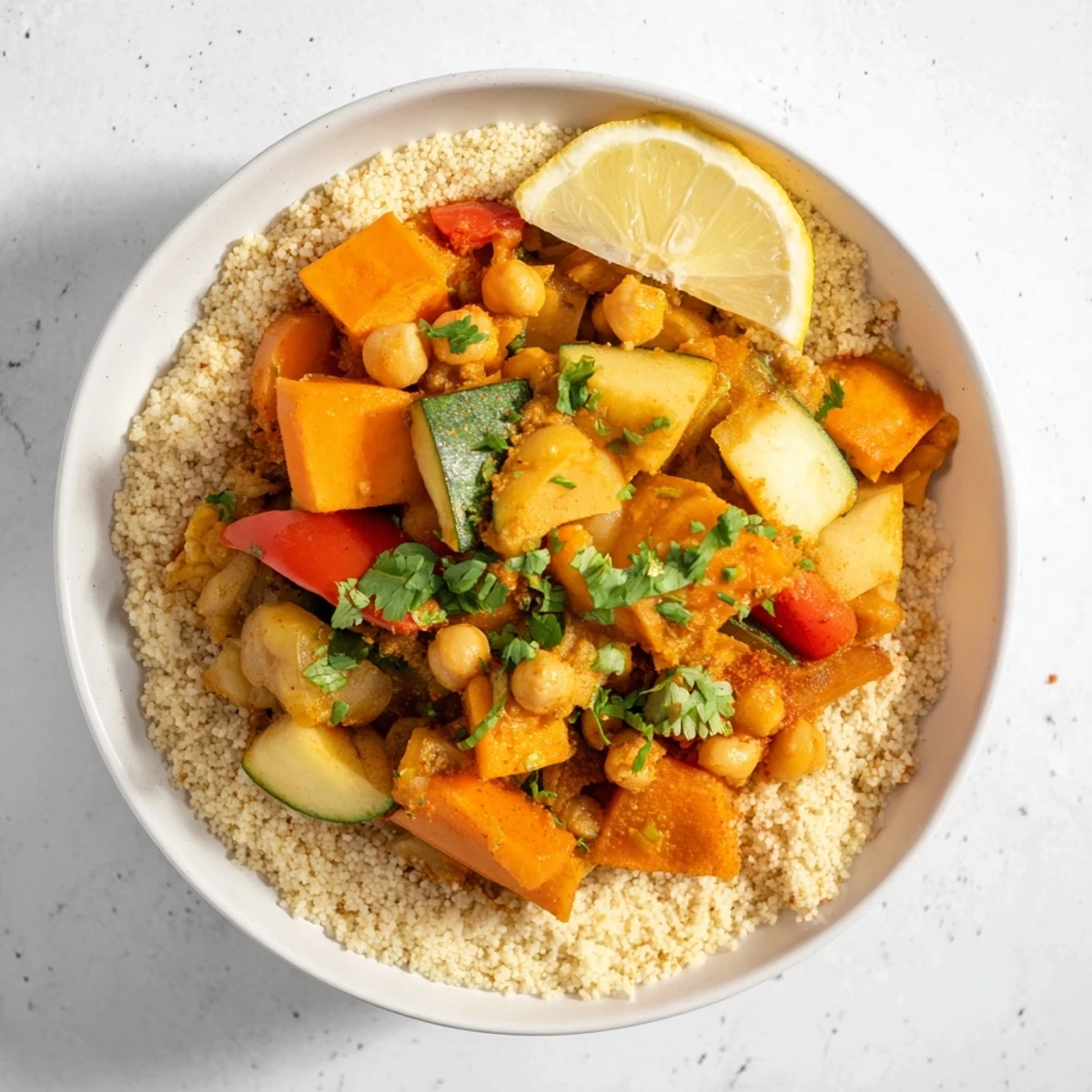 Winter Vegetable Tagine Couscous