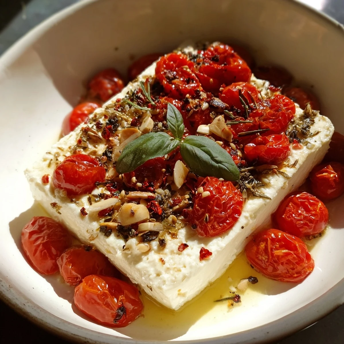 Baked Feta Tomatoes Medley