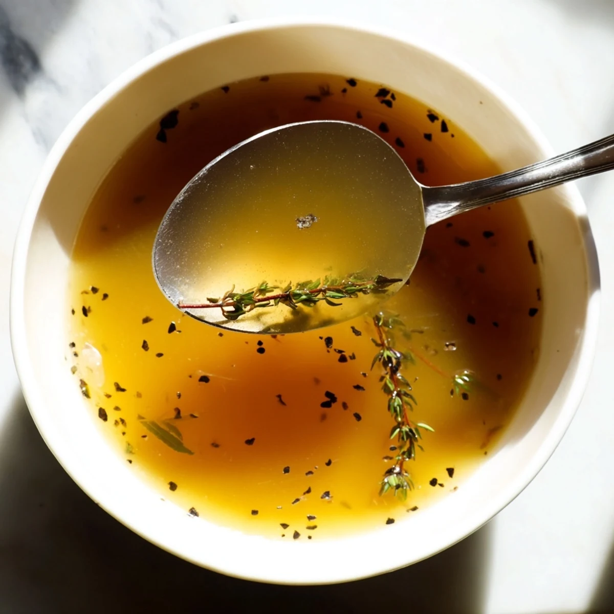 A steaming pot of homemade vegetable broth with scraps, perfect for your favorite soups.