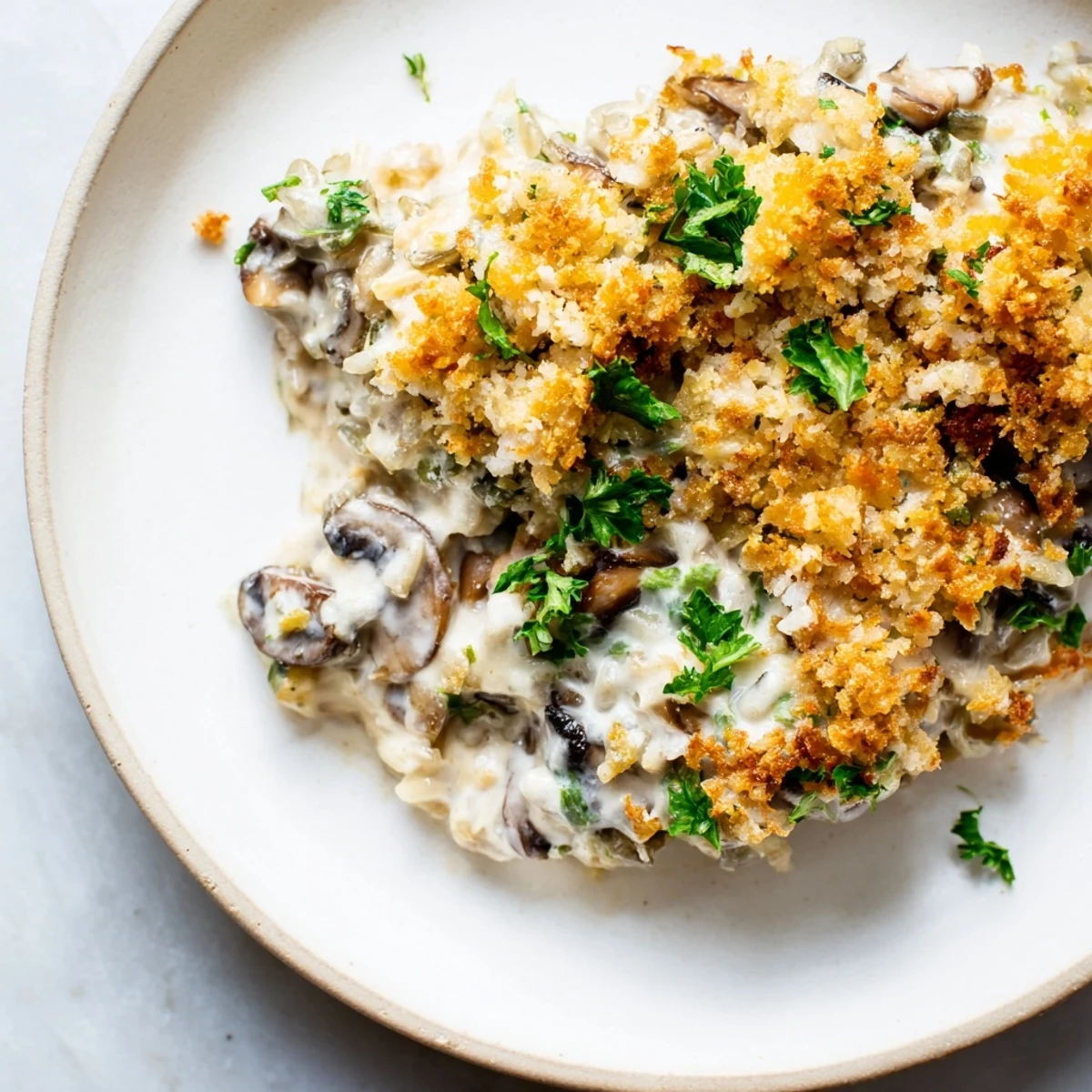 Creamy Mushroom Wild Rice