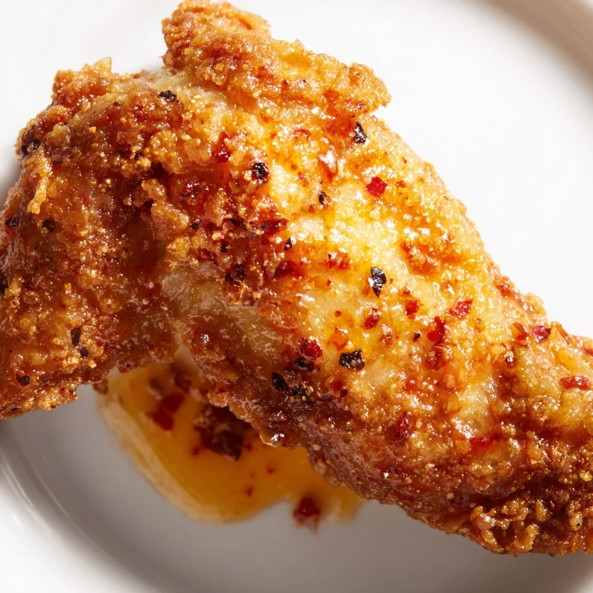 Golden crispy Game Day Crispy Oven Baked Chicken Wings with celery sticks and blue cheese dip on a platter.