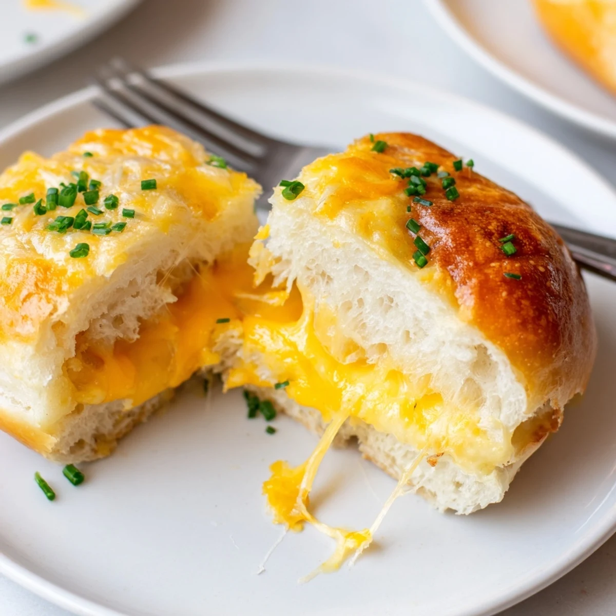 Mini Grilled Cheese Hawaiian Rolls with gooey cheddar, golden crust, ideal party appetizer.
