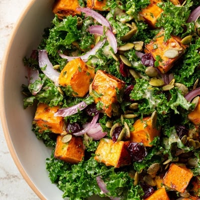 Kale Sweet Potato Salad